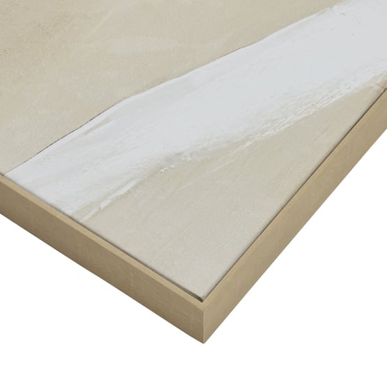 Linea White & Natural Canvas