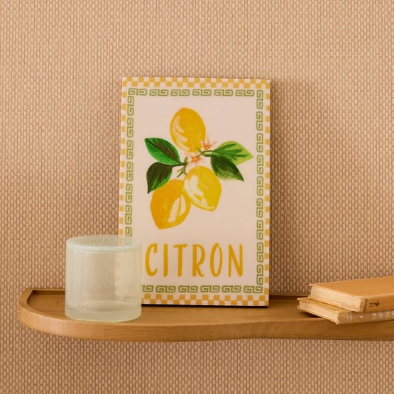 Spring Awakening Citron Timber Wall Art