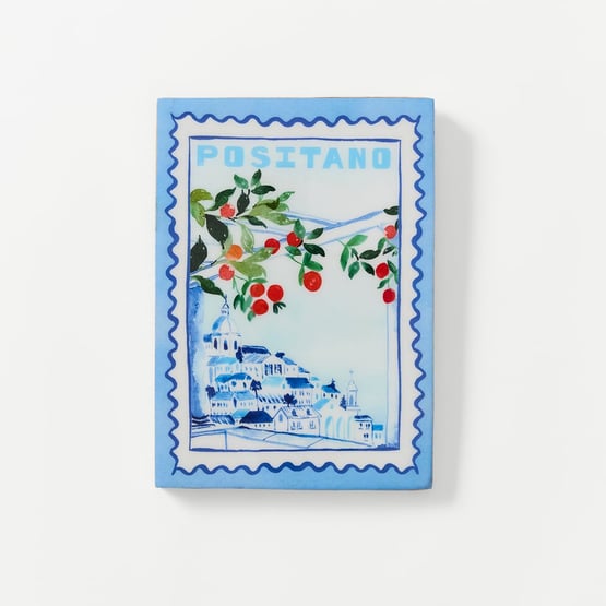 Riviera Positano Portrait Timber Wall Art