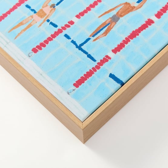 Summer Days Swimmers Canvas