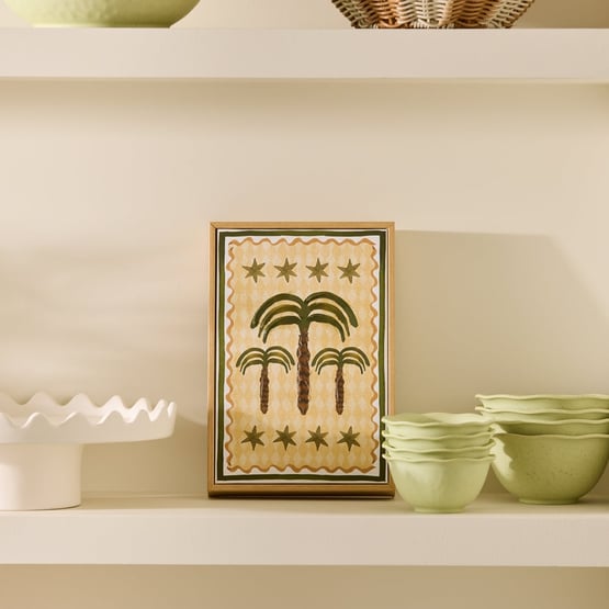 Summer Paradise Palm Canvas