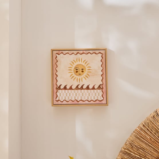 Summer Paradise Sun Canvas