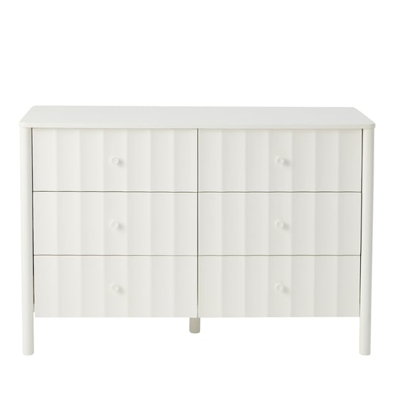 Cleo White Timber Chest of Drawers