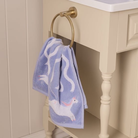 Unicorn Dreams Lavender Hand Towel