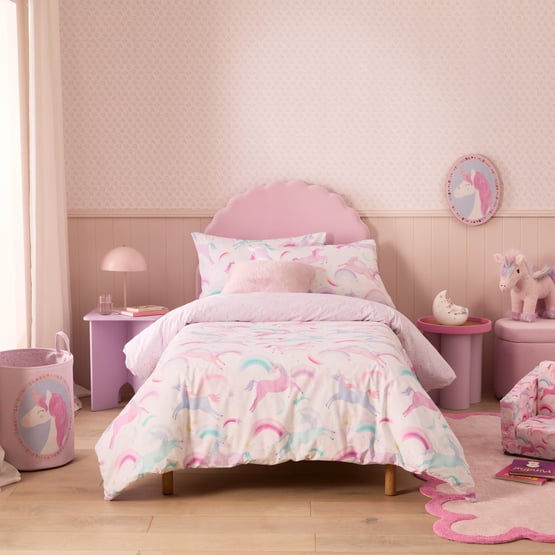 Rainbows and Unicorn Quilt Cover Set