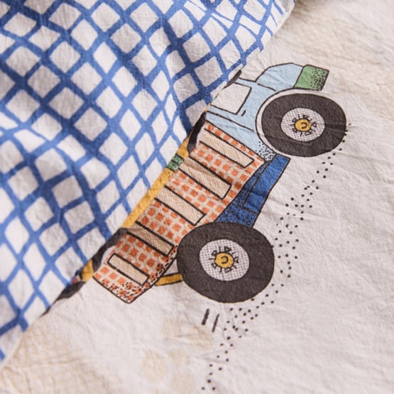 Stonewashed Natural Dig It Quilt Cover Set