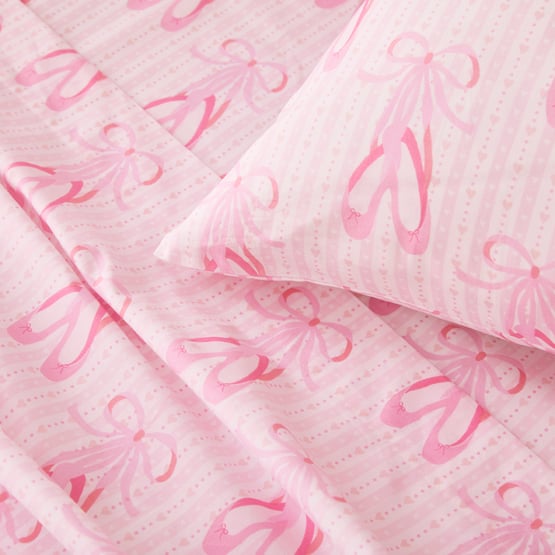 Ballet Slipper Pink Sheet Set