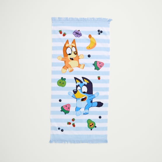 BBC Bluey Play Time Printed Beach Towel
