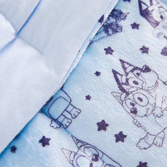 BBC Bluey Play Time Super Cuddly Quilted Blanket