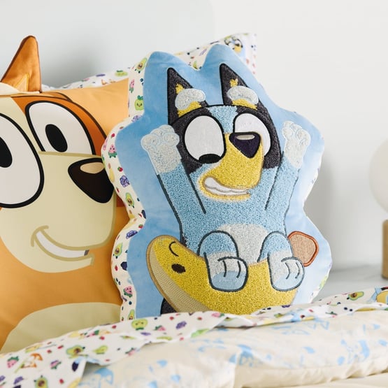 BBC Bluey Fruity Fun Bluey Cushion