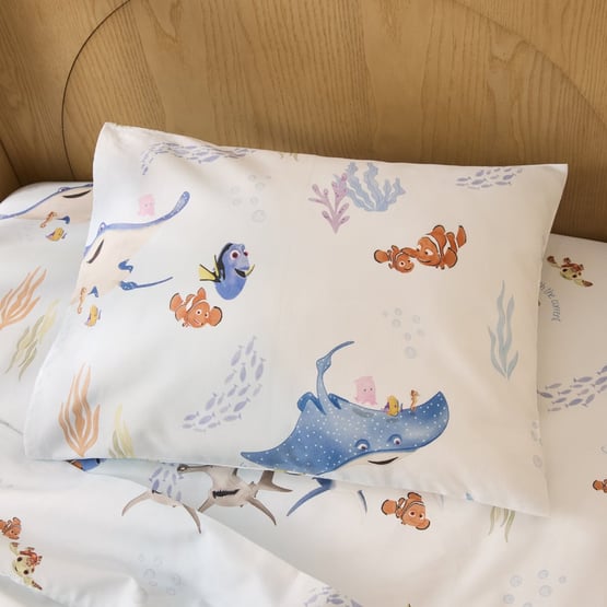 Disney Pixar Finding Nemo Soft Blue Cot Sheet Set