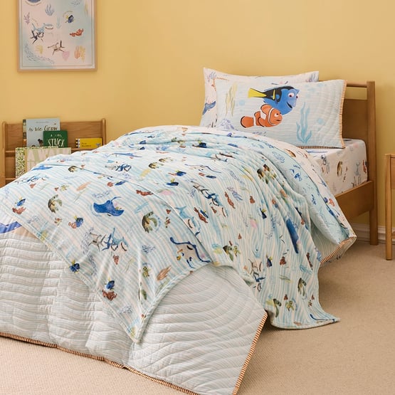 Disney Pixar Finding Nemo Just Keep Swimming Ultra Soft Blanket