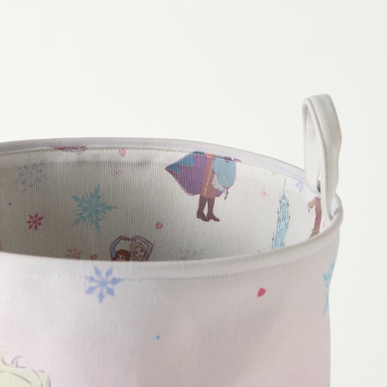 Disney Frozen Two Sisters One Heart Printed Basket