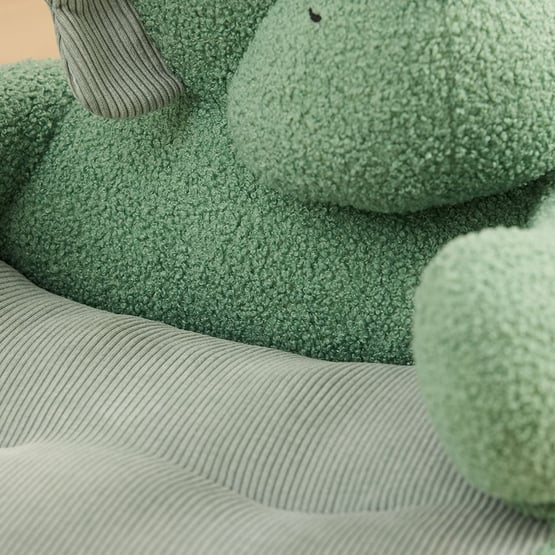 Trip Triceratops Sage Cuddle Chair