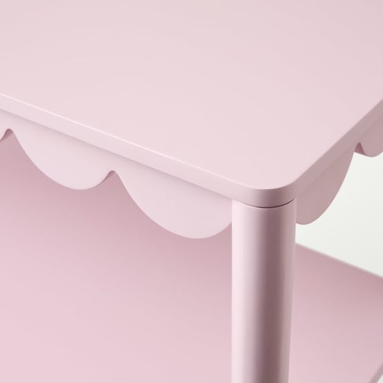Sadie Lilac Scallop Storage Shelf