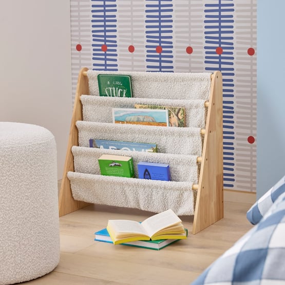 Blake Snow White Boucle Bookshelf