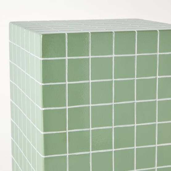 Tilly Green Tile Side Table