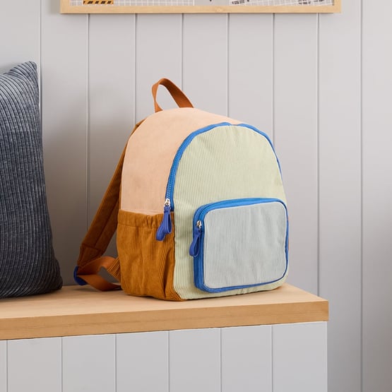 Cord Green Multi Backpack