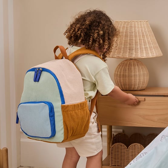 Cord Green Multi Backpack