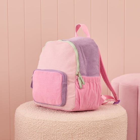 Cord Pink Multi Backpack