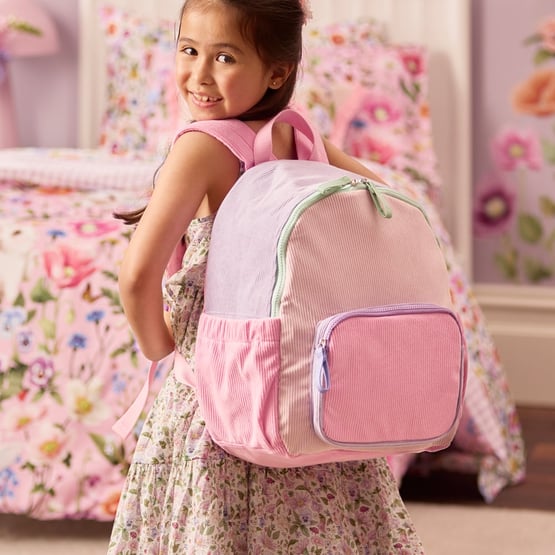 Cord Pink Multi Backpack
