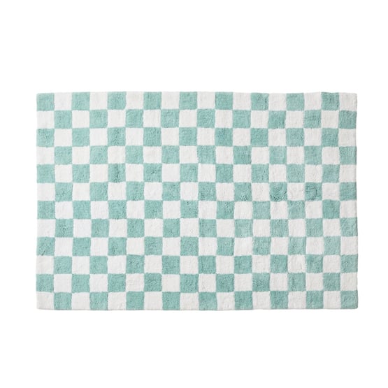 Blue Check Rug