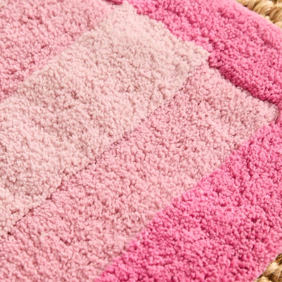 Freya Pink Stripe Rug