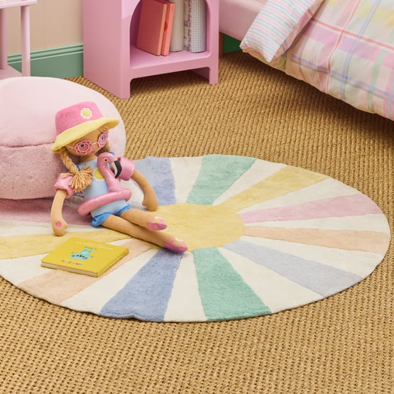 Rainbow Sun Rug
