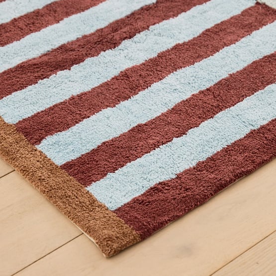 Tanner Green Stripe Rug