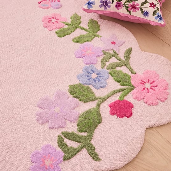 Floral Lilac Meadow Rug