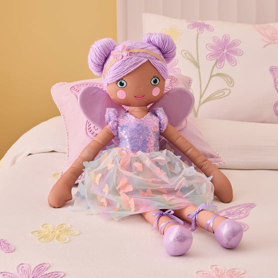 Butterfly Garden Fairy Purple Snuggle Friend