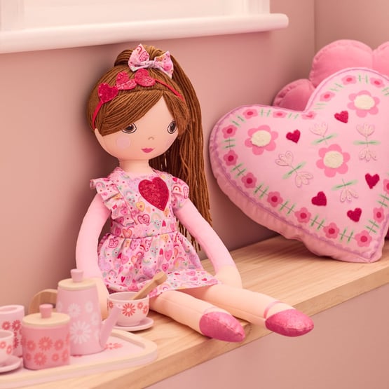 Loving Rainbows Girl Snuggle Friend