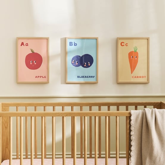 Carrot Nursery Wall Art