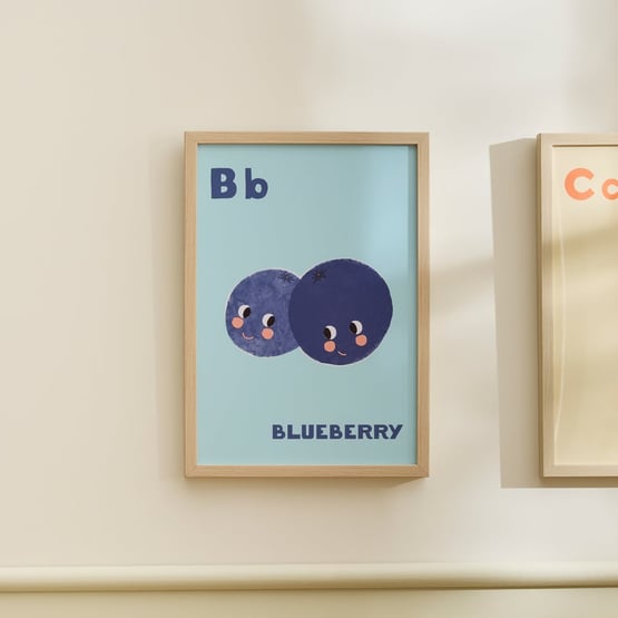 Blueberry Nursery Wall Art