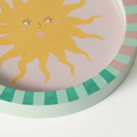 Sun Round Wall Tile