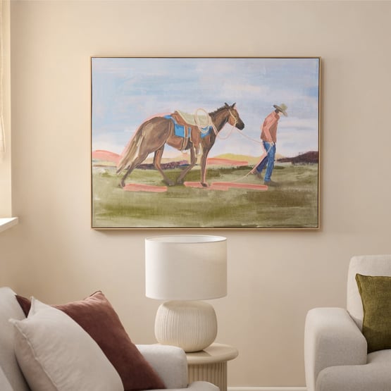 Arizona Cowboy Landscape Canvas