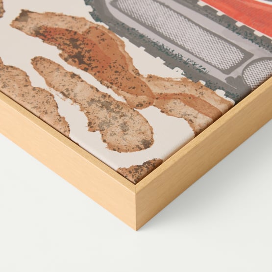 Excavator Portrait Wall Art