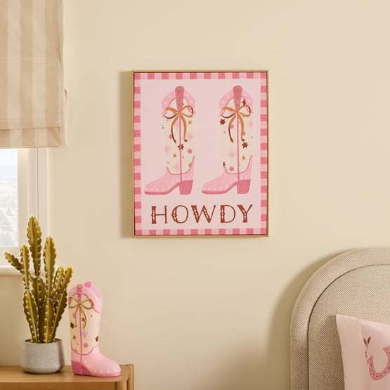 Howdy Cowgirl Wall Art