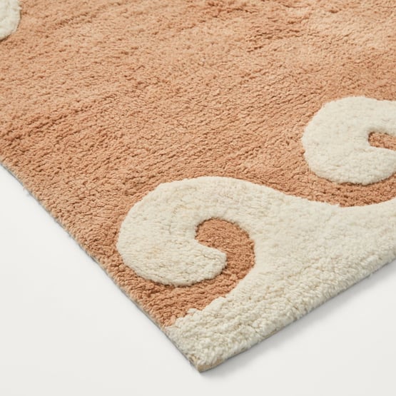 Wave Sandalwood & Natural Bath Mat