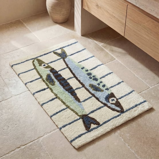 Aquatic Blue Multi Bath Mat