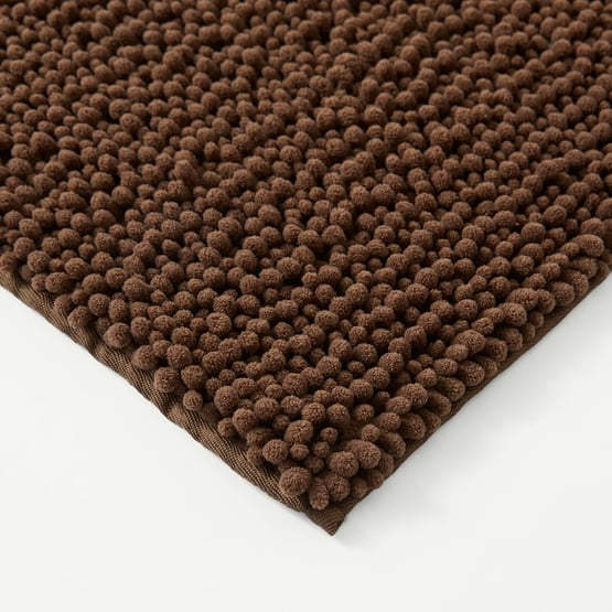 Microplush Truffle Bobble Bath Mat