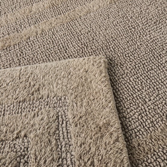 Regent Mushroom Reversible Cotton Bath Mat