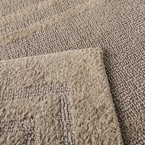 Regent Mushroom Reversible Cotton Bath Runner	