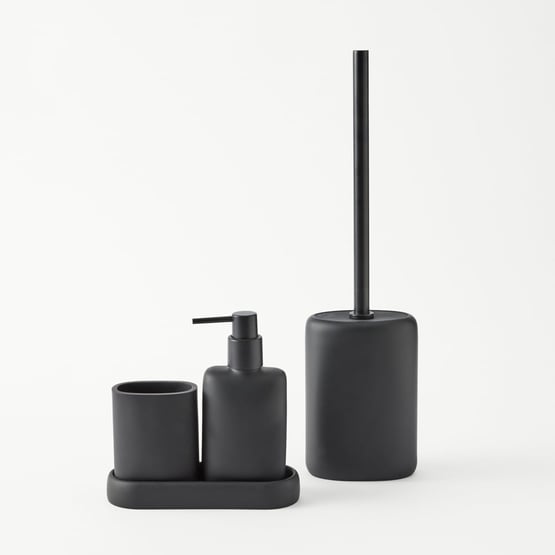 Oscar Black Bathroom Accessories