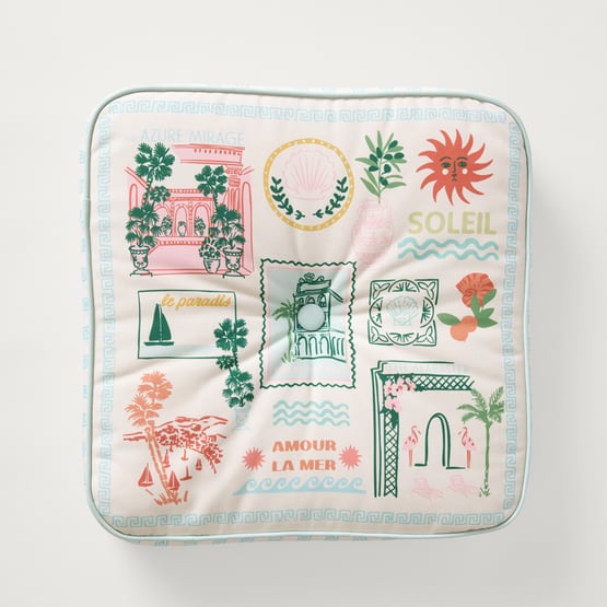 Outdoor Hotel Mirage Mint Chair Pad 