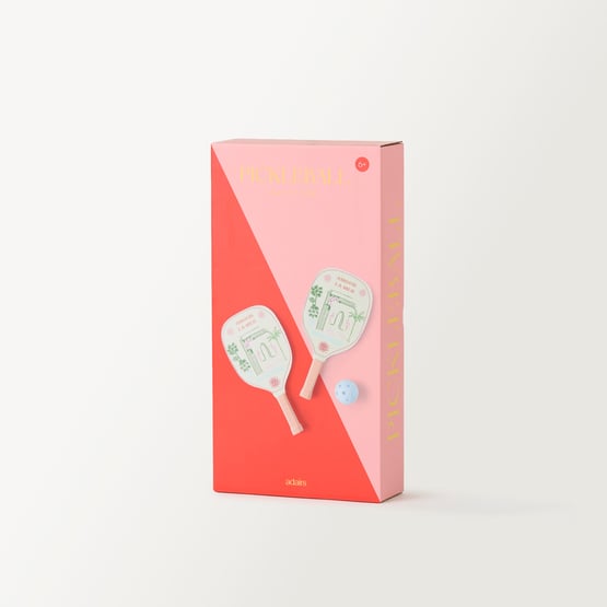 Hotel Mirage Aqua & Pink Pickle Ball Set