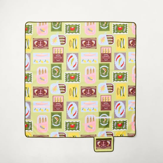 Flynns Celery Multi Regular Picnic Rug