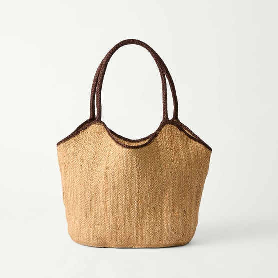 Jute Natural Beach Bag