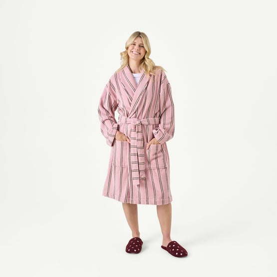 Lincoln European Turkish Cotton Pink Blossom & Truffle Bath Robe