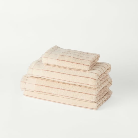 European Gabriella Turkish Cotton Natural & Sandalwood Towel 